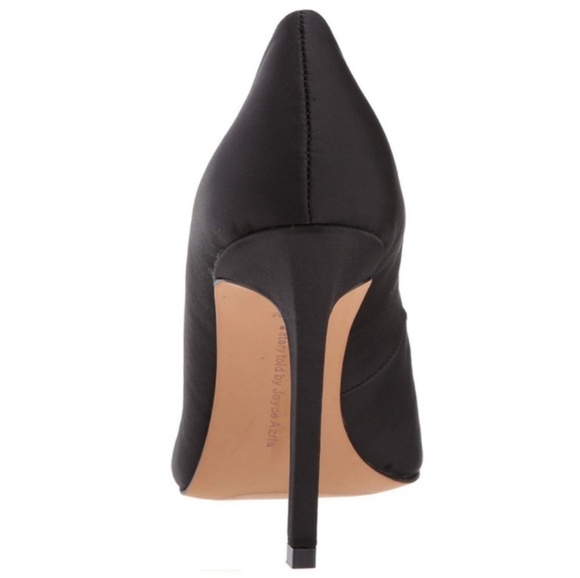 🆕Luxe Black Satin Pump w/Embellished Vamp - Picture 6 of 10